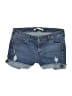 Celebrity Pink Blue Denim Shorts Size 9 - photo 1