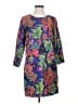 J.Crew 100% Silk Paisley Blue Casual Dress Size 2 - photo 1