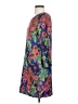J.Crew 100% Silk Paisley Blue Casual Dress Size 2 - photo 5