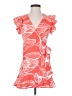 Aqua 100% Polyester Tropical Orange Cocktail Dress Size XS - photo 1