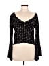 Billabong Black 3/4 Sleeve Blouse Size M - photo 1