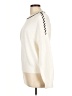 Ann Taylor Chevron-herringbone Ivory Pullover Sweater Size L - photo 5