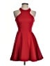 B. Darlin Solid Red Cocktail Dress Size 1 - 2 - photo 1