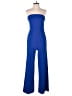 Crystal Sky Color Block Blue Jumpsuit Size M - photo 1