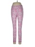 Crown & Ivy Print Pink Active Pants Size L - photo 1