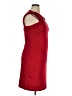 Donna Ricco 100% Polyester Solid Red Cocktail Dress Size 14 - photo 4