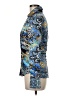 Cache Animal Print Blue Long Sleeve Blouse Size M - photo 5
