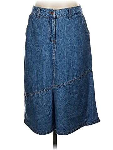 Bill Blass Denim Skirt (view 1)