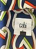 CAbi 100% Polyester Chevron-herringbone Blue Casual Dress Size S - photo 7