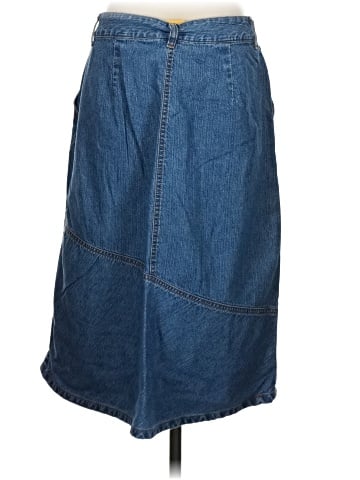 Bill Blass Denim Skirt (view 2)