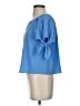 CeCe Blue Short Sleeve Blouse Size S - photo 5