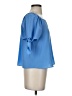 CeCe Blue Short Sleeve Blouse Size S - photo 4