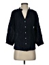 Etam Tweed Black 3/4 Sleeve Button-Down Shirt Size S - photo 1