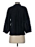 Etam Tweed Black 3/4 Sleeve Button-Down Shirt Size S - photo 2