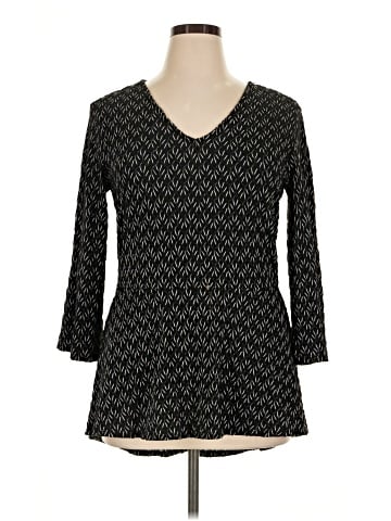 Dana Buchman 3/4 Sleeve Top (view 1)