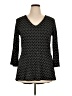 Dana Buchman Black 3/4 Sleeve Top Size XL - photo 1