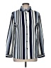Unbranded Stripes Blue Long Sleeve Blouse Size M - photo 1