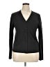 August Silk Gray Silk Cardigan Size XL - photo 1