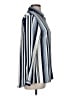Unbranded Stripes Blue Long Sleeve Blouse Size M - photo 4