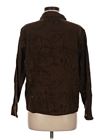 Chico's Long Sleeve Button-Down Shirt (view 2)