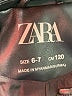 Zara 100% Polyurethane Black Jacket Size 6 - 7 - photo 3