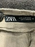 Zara Solid Green Khaki Shorts Size XS - photo 3
