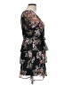 Mi ami 100% Polyester Floral Black Cocktail Dress Size 12 - photo 4