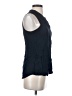 Theory Black Sleeveless Silk Top Size S - photo 4