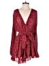 Luxxel 100% Polyester Polka Dots Red Romper Size S - photo 1