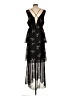 BCBGeneration 100% Polyester Stars Black Cocktail Dress Size L - photo 2