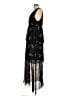 BCBGeneration 100% Polyester Stars Black Cocktail Dress Size L - photo 5