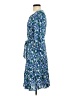 Talbots 100% Viscose Print Blue Casual Dress Size 2 (petite) - photo 5
