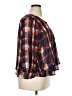 One World Blue 3/4 Sleeve Blouse Size XL - photo 4