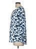 Kenar 100% Polyester Blue 3/4 Sleeve Blouse Size L - photo 5