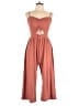 Roxy Solid Brown Jumpsuit Size L - photo 1