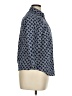 Lands' End Polka Dots Blue 3/4 Sleeve Button-Down Shirt Size 14 (petite) - photo 4