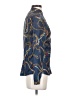 Massimo Dutti Paisley Blue Long Sleeve Blouse Size 36Estimated - photo 4