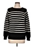 Amour Vert Stripes Black Pullover Sweater Size L - photo 1