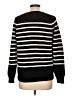 Amour Vert Stripes Black Pullover Sweater Size L - photo 2