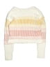Cat & Jack 100% Acrylic Stripes Ivory Pullover Sweater Size 8 - photo 2