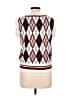 Cider Argyle Burgundy Sweater Vest Size M - photo 2