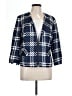 Pendleton 100% Polyester Plaid Blue Silk Blazer Size 10 - photo 1