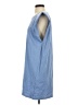 Zara 100% Baumwolle Blue Sleeveless Top Size S - photo 5