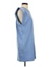 Zara 100% Baumwolle Blue Sleeveless Top Size S - photo 4