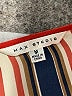 Max Studio 100% Polyester Stripes Brown Casual Dress Size M - photo 7