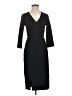 L.K. Bennett Solid Black Casual Dress Size 2 - photo 1