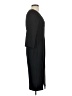 L.K. Bennett Solid Black Casual Dress Size 2 - photo 4