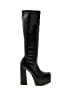 Bamboo Black Boots Size 7 - photo 1