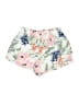 Jessica Simpson 100% Rayon Floral Ivory Shorts Size 8 - photo 2