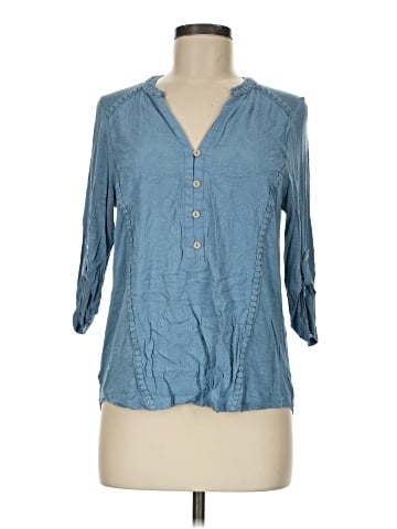 Democracy 3/4 Sleeve Blouse (view 1)